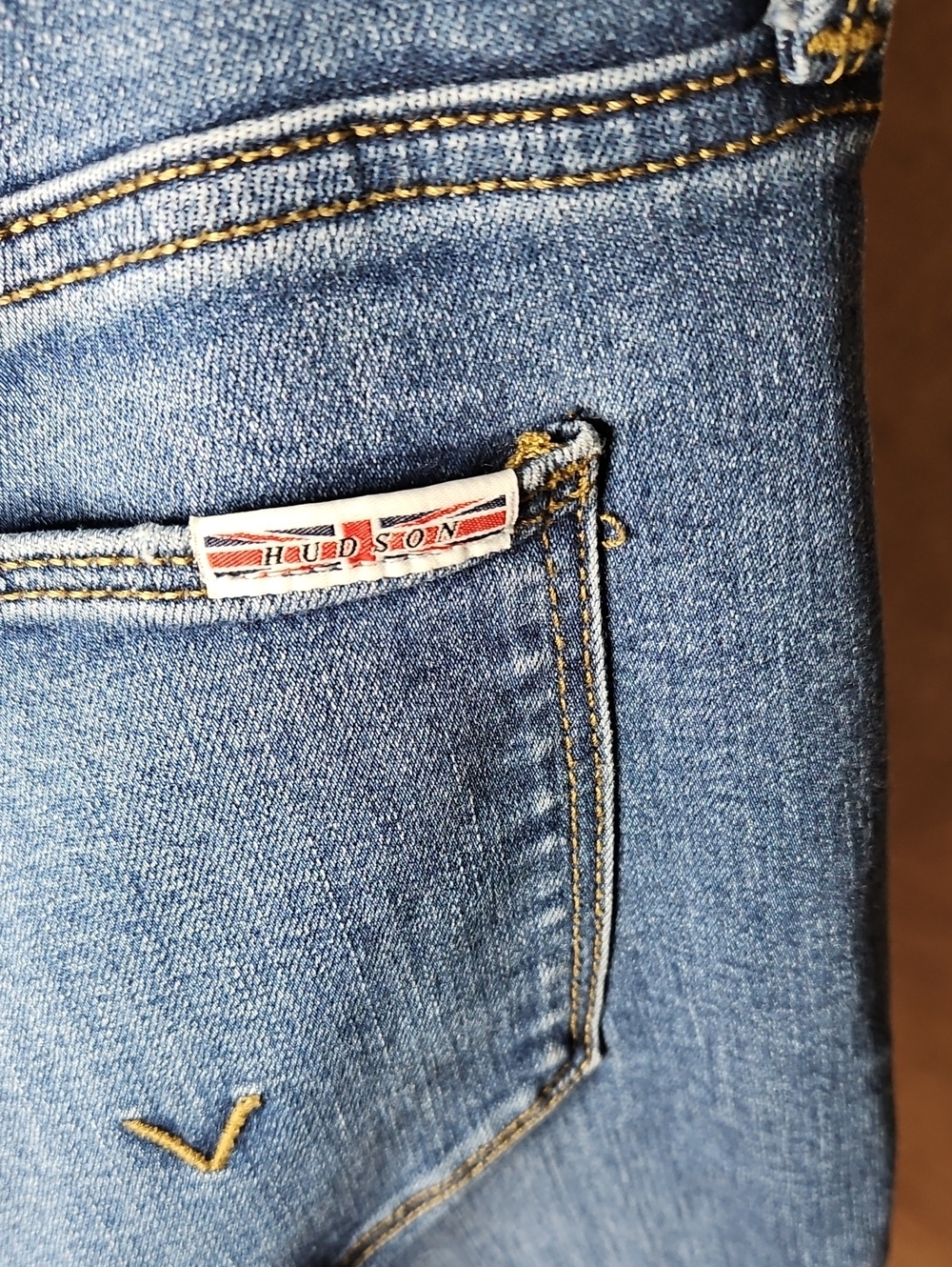 Hudson Jeans Natalie Dianna Wash Slim FIt Raw Hem Cropped/Cuffed Jeans Size 29 - Picture 7 of 9